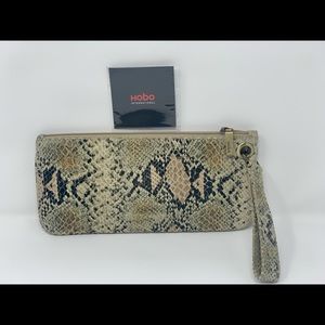 Hobo International snake skin clutch